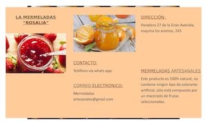 TRIPTICO MERMELADA ARTESANAL