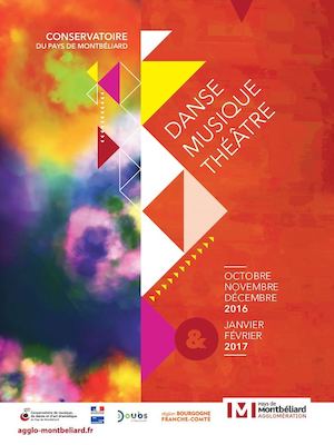 Concervatoire du Pays de Montbéliard - Programme Conservatoire Automne 2016