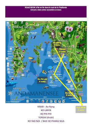 ROAD BOOK  : d'île en île