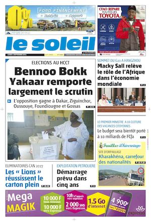 Edition Du 5 Septembre 2016