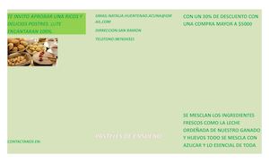 Te Invito Aprobar Una Ricos Y Delicios Postres