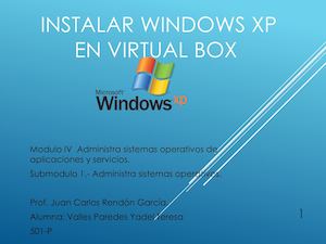 Instalar Windows Xp En Virtual Box