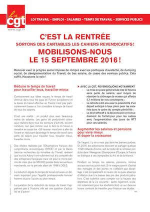 Tract de rentrée