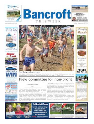 Bancroft This Week September 9, 2016