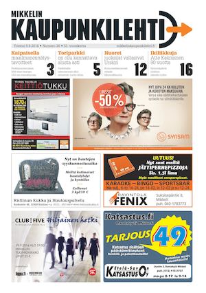 Mikkelin Kaupunkilehti 36/2016