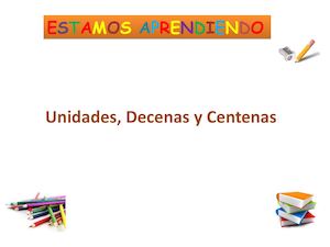 Unidades,decenasycentenas