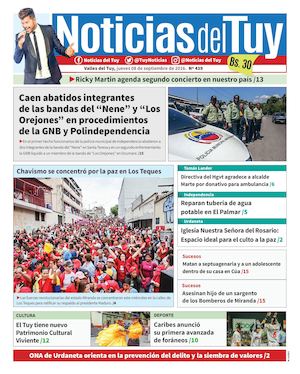 Noticias Del Tuy Edición Impresa 8 De Septiembre