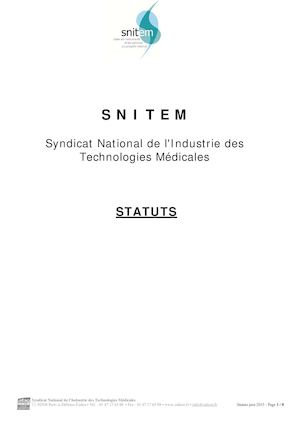 STATUTS DU SNITEM