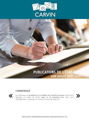Publications État Civil Juin. > Août 2016