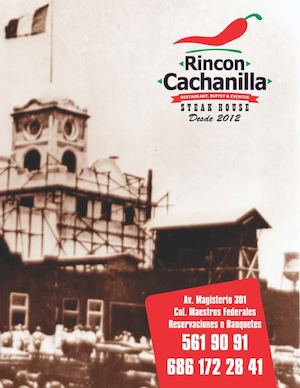 Menu Rincon Cachanilla 2016