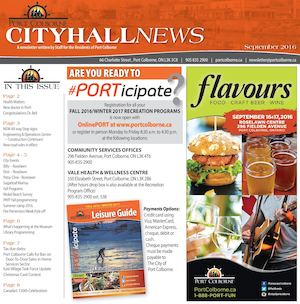 City Hall News, September 2016