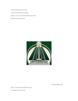 Corredor Endémico del Dengue