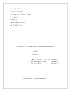 Corredor Endemico Tuberculosis