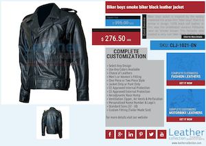 Biker Boyz Smoke Biker Black Leather Jacket Clj 1021 En
