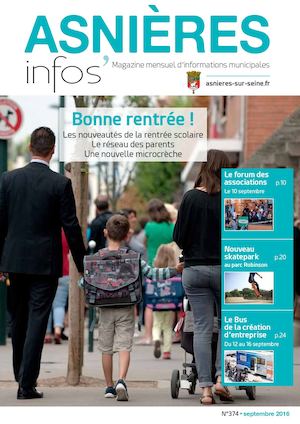 Asnières Infos septembre 2016 N°374