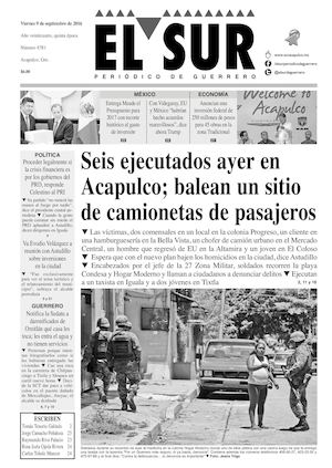 El Sur Viernes 09092016
