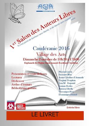 Livret Salon des auteurs libres caudéranie