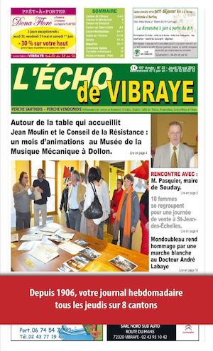 Exemplaire du Journal de l'écho de Vibraye