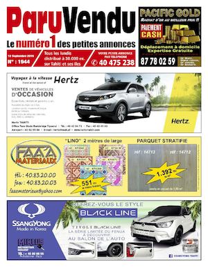 PARU VENDU DU 12 SEPTEMBRE 2016