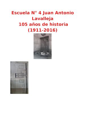 La historia de mi escuela