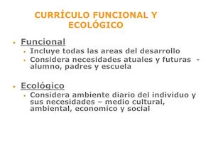 Curriculo Ecologico Funcional