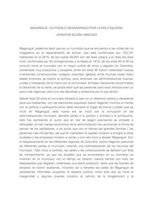 Etnografia Magángue Bolívar