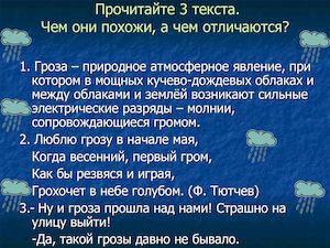 Стили речи 5 класс