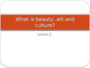 L2 What Is Beauty, Art And Culture2