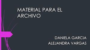 Material Para El Archivo
