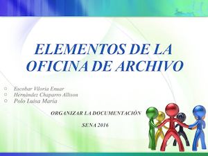 Elementos De La Oficina De Archivo