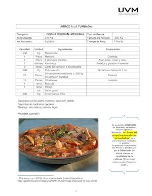 Arroz A La Tumbada