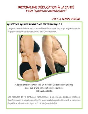 Dépliant Syndrome Métabolique