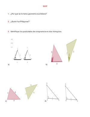 Quiz Geometria