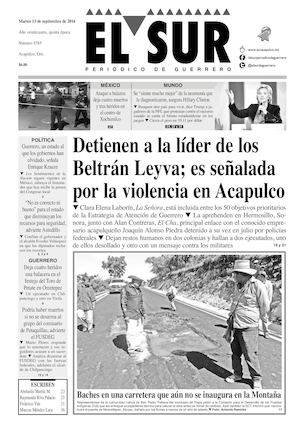 El Sur Martes 13092016