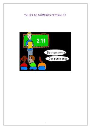Taller Numeros Decimales