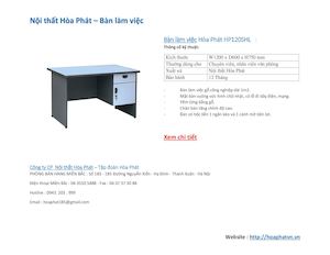 Ban Lam Viec Hp120shl | Ban Hoa Phat