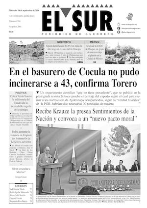 El Sur Miercoles 14092016