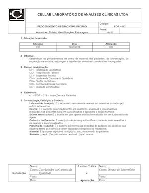 Cellab(pop 012) Amostras