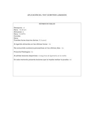 Tets 30 Metros Lnzados