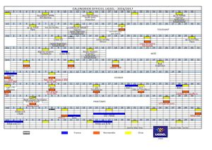 Calendrier 2016 2017 Ugsel Orne