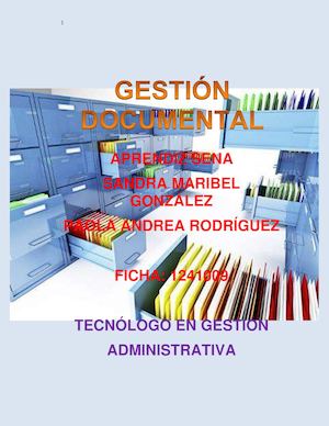 Cartilla Gestión Documental Sandra González Y Paola Rodríguez
