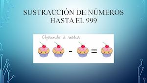 Sustracción De Números Hasta El 999