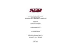 Act 2 Tic´s Para Evaluar Aprendizaje