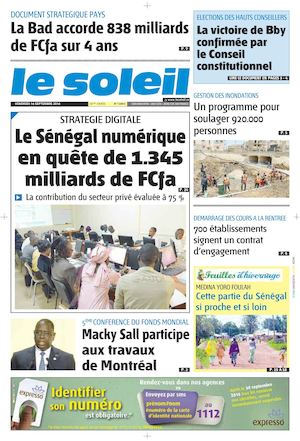 Edition Du 16 Septembre 2016