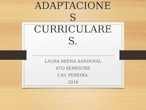 Adaptacion Curricular