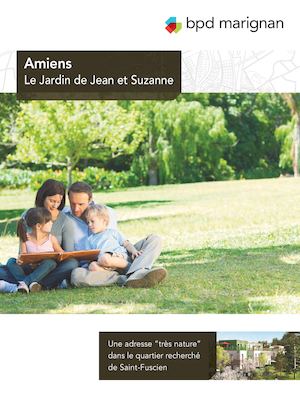 PLAQUETTE COMMERCIALE AMIENS - LE JARDIN DE JEAN ET SUZANNE