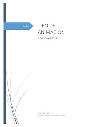 Qué Es La Animación