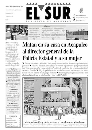 El Sur Martes 20092016