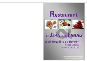 Menu Jean Des Figues