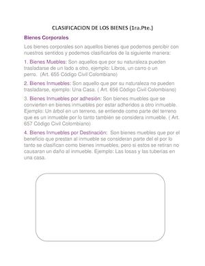 Clasificacion De Los Bienes1